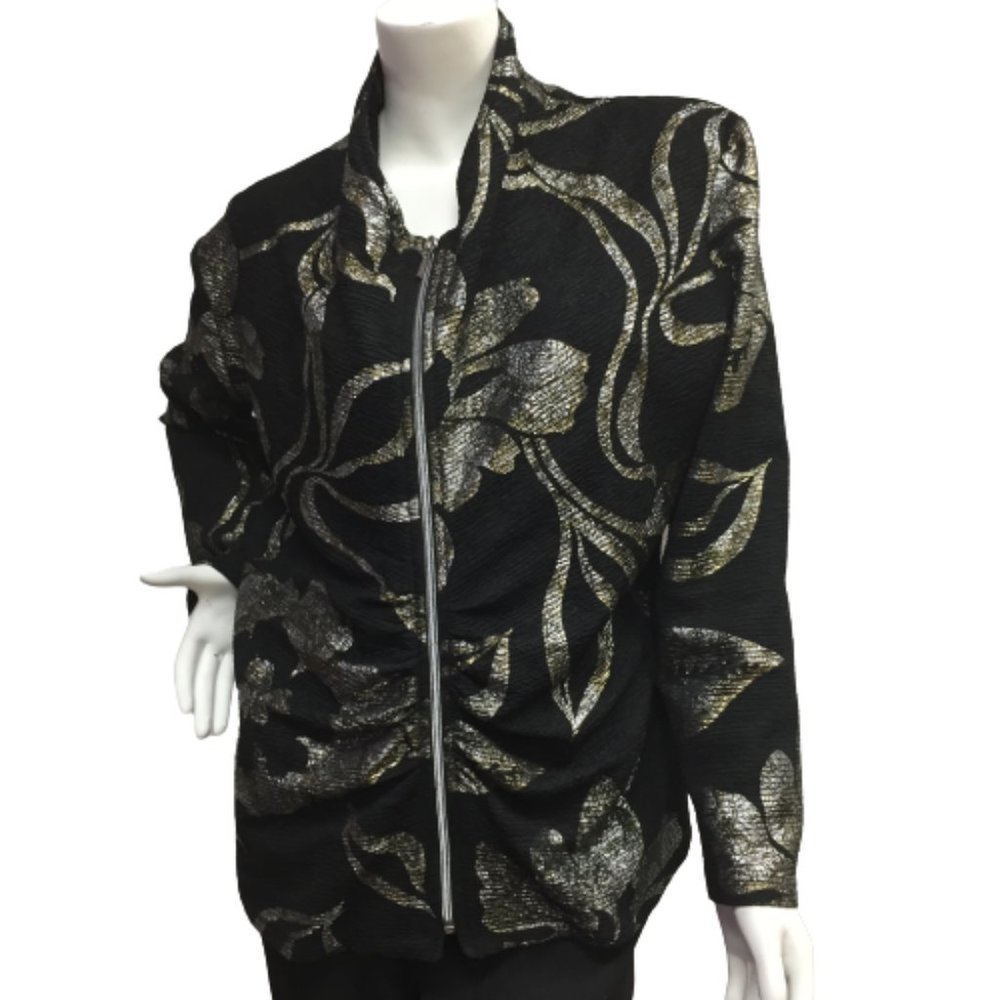 Initiatives Women's Black Gold Blazer